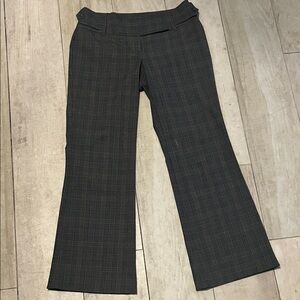 Victoria's Secret Charcoal Plaid Flare Pants